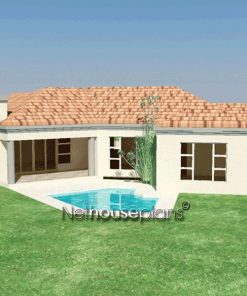 3 bedroom Tuscan home design Modern tuscan style house plan, 3 bedroom , single storey floor plans, 3 bedroom tuscan home design